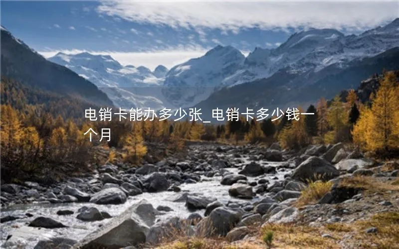 电销卡能办多少张_电销卡多少钱一个月