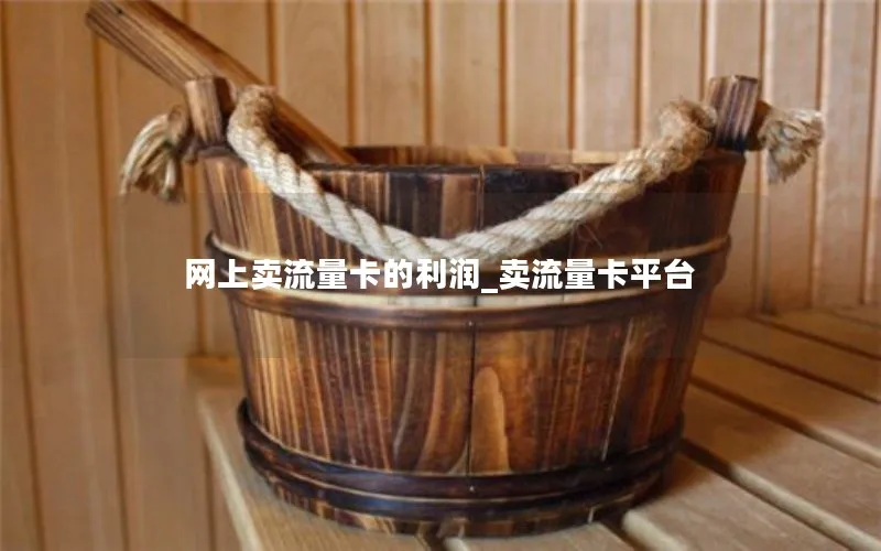 网上卖流量卡的利润_卖流量卡平台