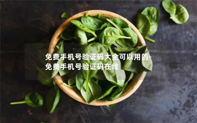免费手机号验证码大全可以用的-免费手机号验证码在线