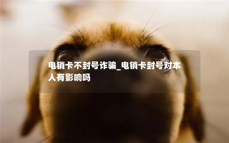 电销卡不封号诈骗_电销卡封号对本人有影响吗