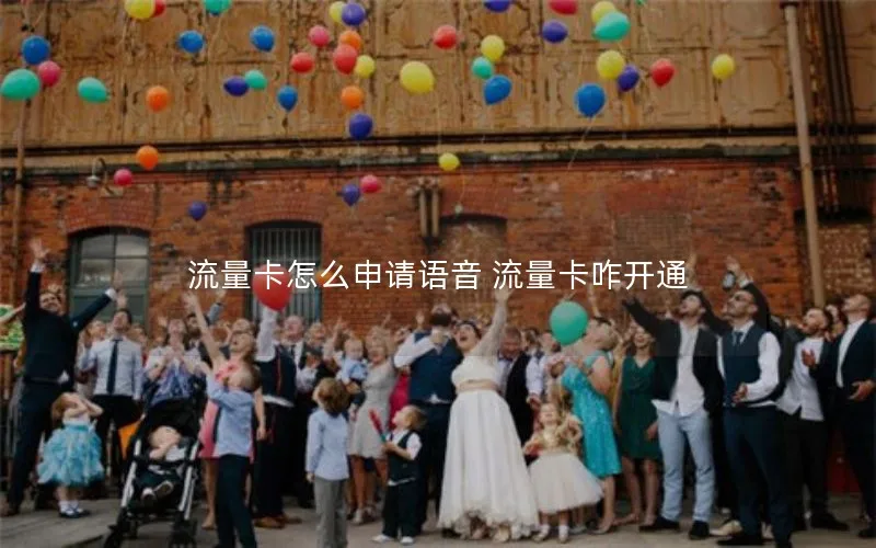 流量卡怎么申请语音 流量卡咋开通