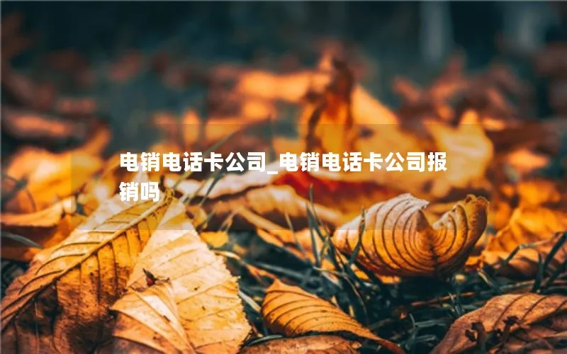 电销电话卡公司_电销电话卡公司报销吗