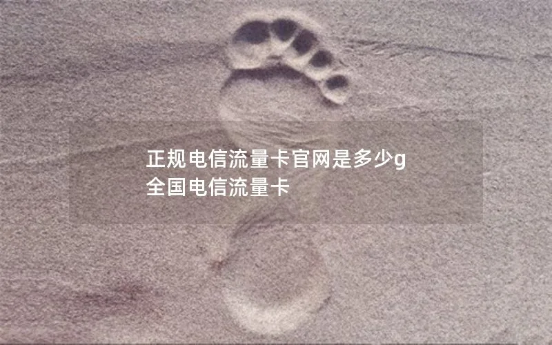 正规电信流量卡官网是多少g 全国电信流量卡