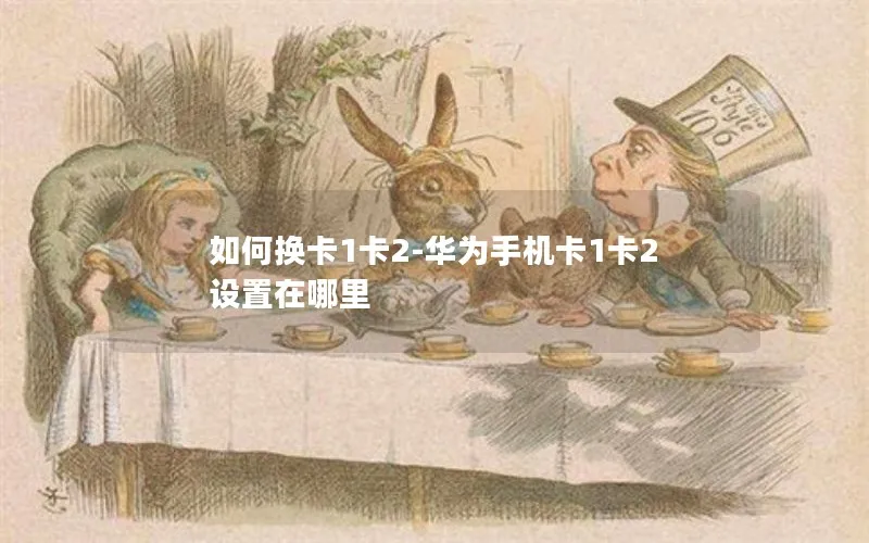 如何换卡1卡2-华为手机卡1卡2设置在哪里
