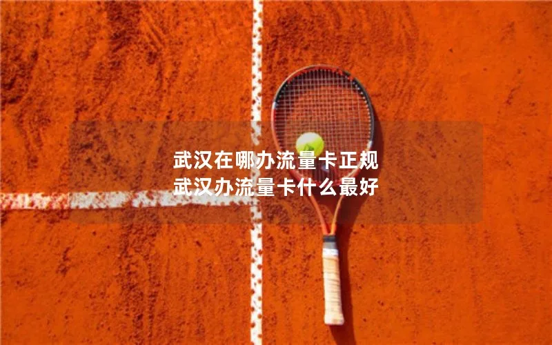 武汉在哪办流量卡正规 武汉办流量卡什么最好