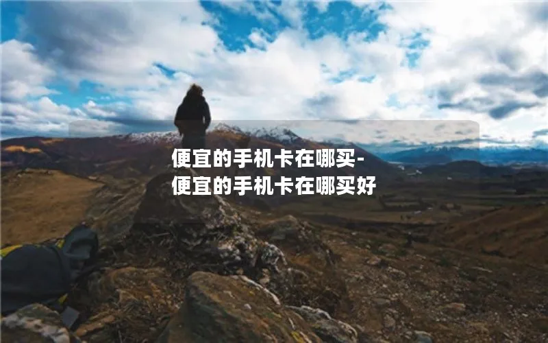 便宜的手机卡在哪买-便宜的手机卡在哪买好