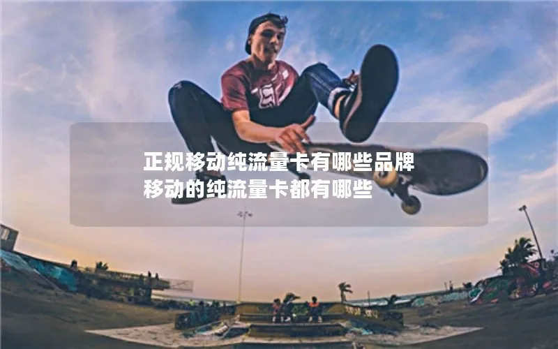 正规移动纯流量卡有哪些品牌 移动的纯流量卡都有哪些