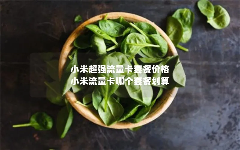 小米超强流量卡套餐价格 小米流量卡哪个套餐划算