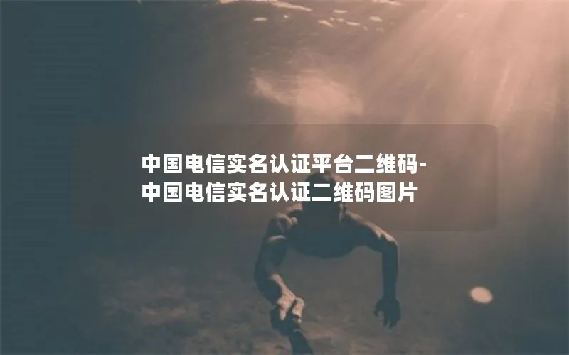 中国电信实名认证平台二维码-中国电信实名认证二维码图片