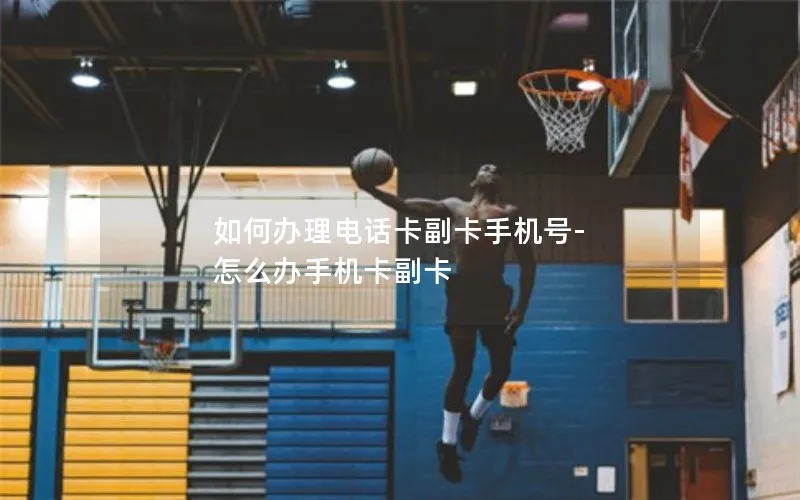 如何办理电话卡副卡手机号-怎么办手机卡副卡