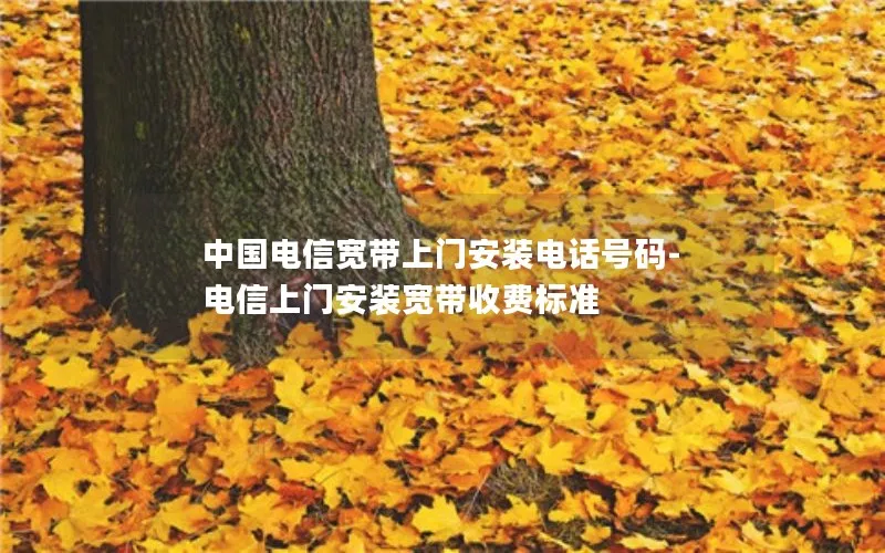 中国电信宽带上门安装电话号码-电信上门安装宽带收费标准