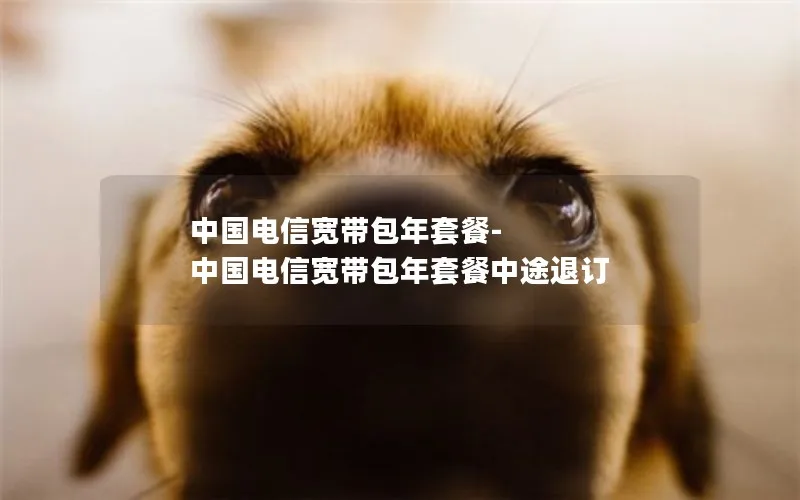 中国电信宽带包年套餐-中国电信宽带包年套餐中途退订