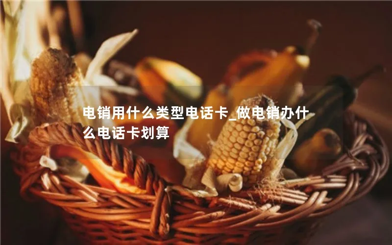 电销用什么类型电话卡_做电销办什么电话卡划算