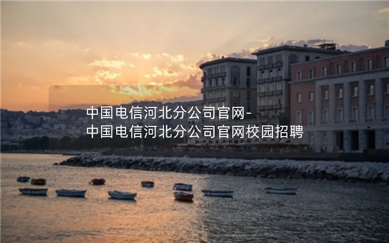 中国电信河北分公司官网-中国电信河北分公司官网校园招聘
